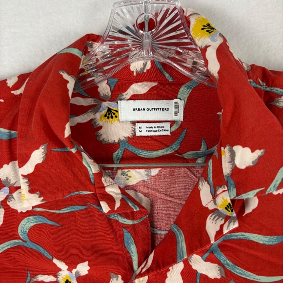 Urban Outfitters, Vintage, Red, Hawaiian Shirt, Size M, - Picture 2 of 10